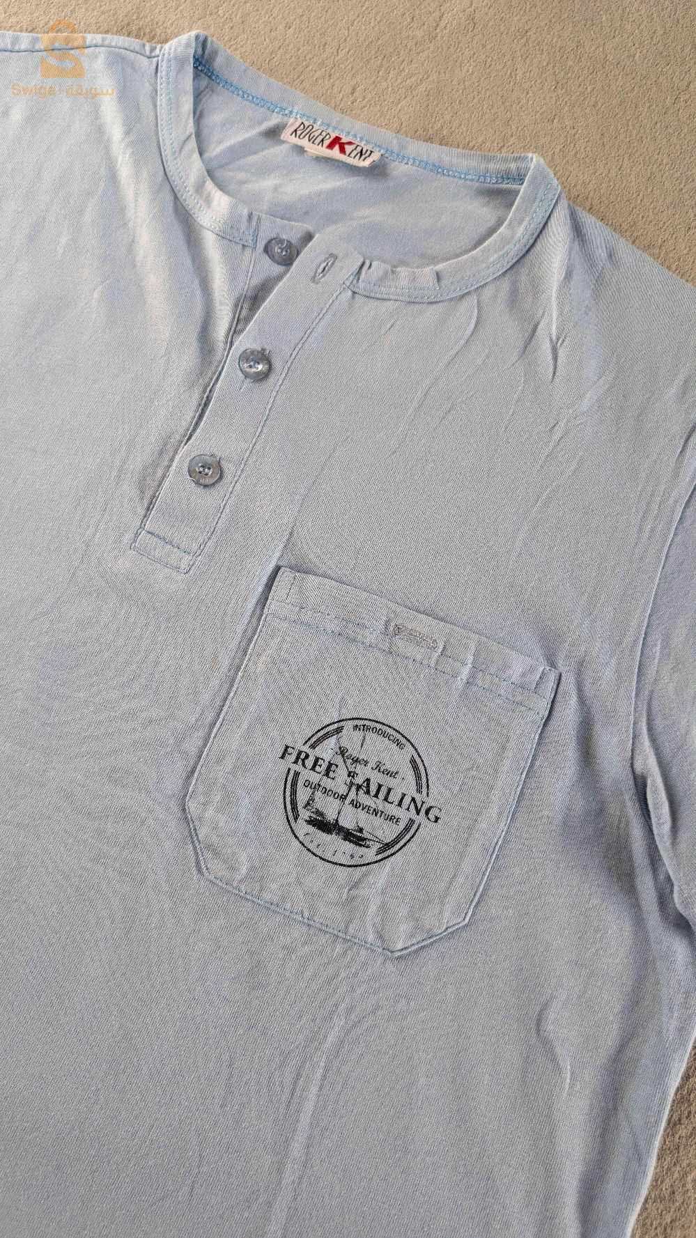 polo Shirt 👕 pour homme Roger Kent- Taille : L