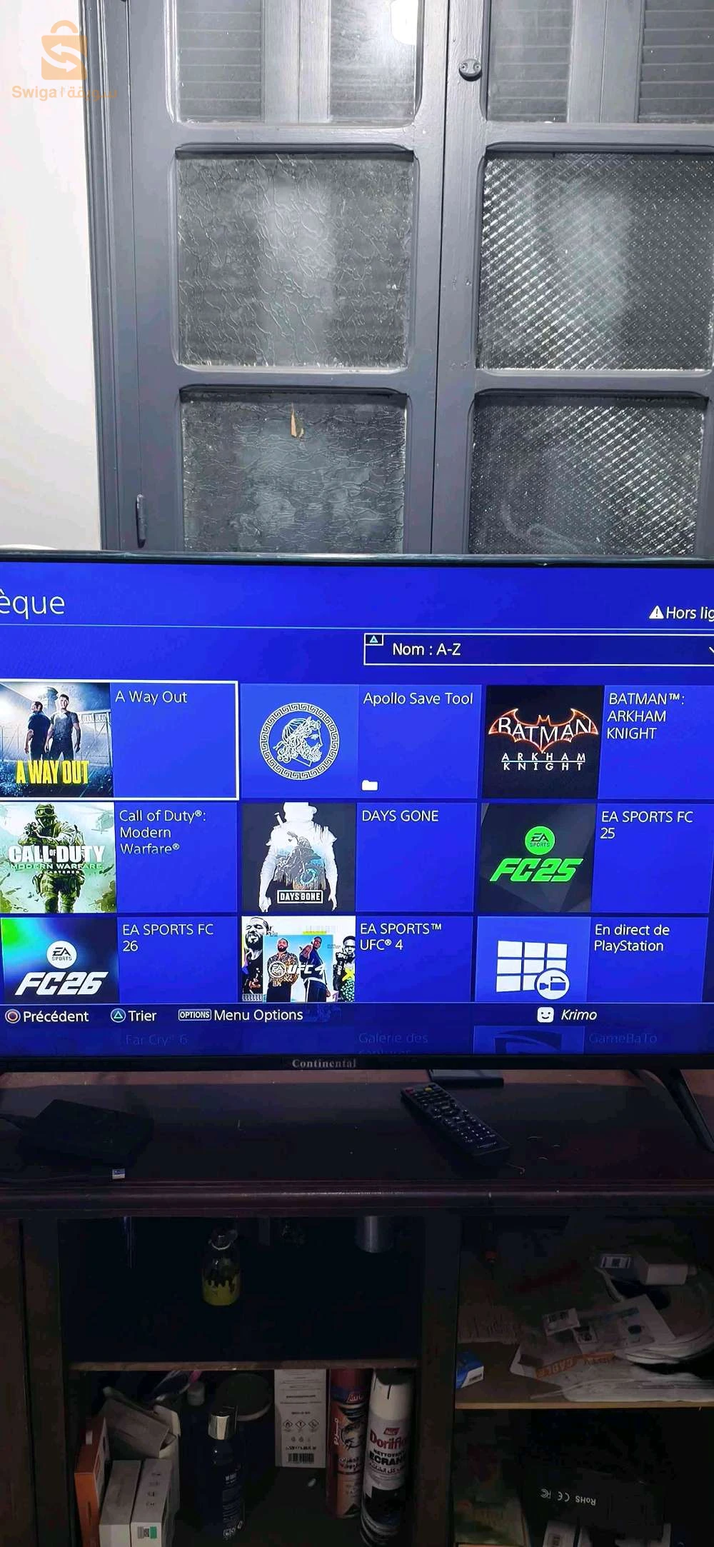 ps4 fat flashé version 11 et un tv 43pouce endroid