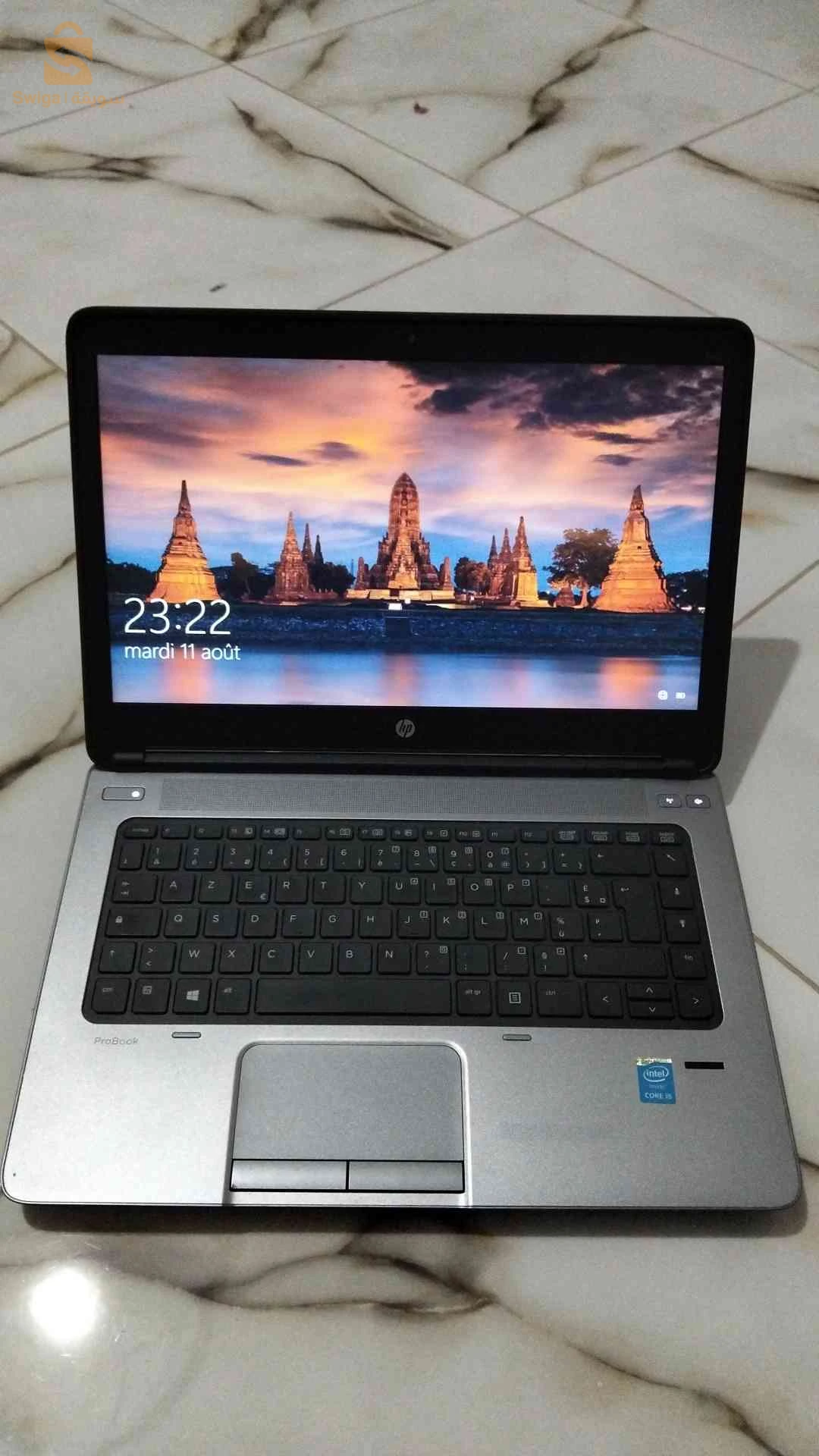 💻 الموديل: HP ProBook 640 G1
⚙️ المعالج: Intel Core i5-4210M
🧬 الجيل: الرابع
🔥 الأنوية: 2 Cores / 4 Threads
⚡ السرعة: 2.60 GHz، حتى 3.20 GHz Turbo
🧠 RAM: 4 GB DDR3
🎮 كارت الشاشة: Intel HD Graphics 4600
🖥️ الشاشة: 14 بوصة