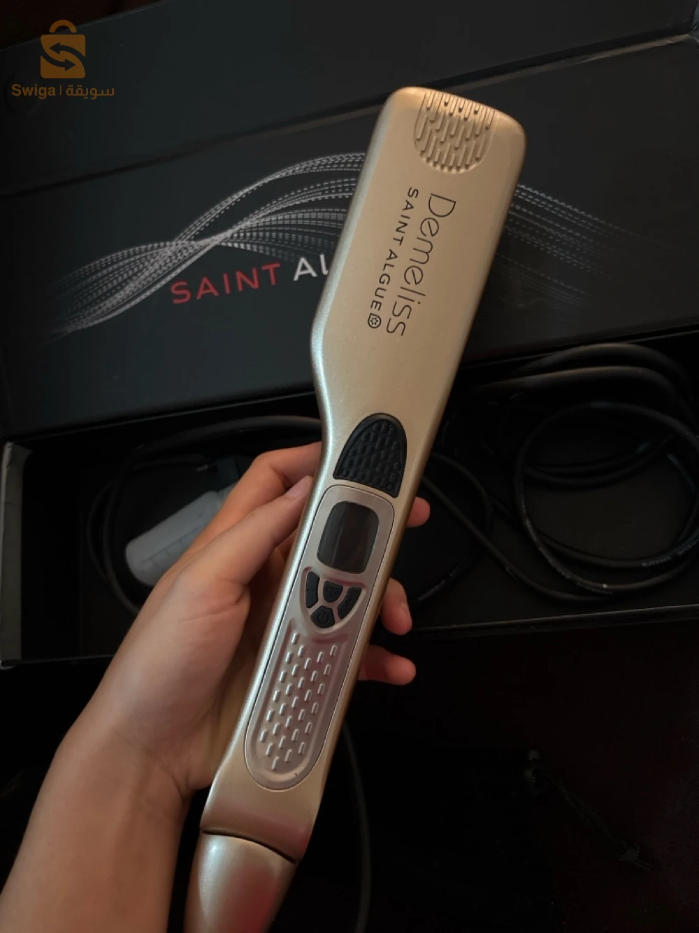 Lisseur professionnel Demeliss Titanium Saint Algue – Neuf
