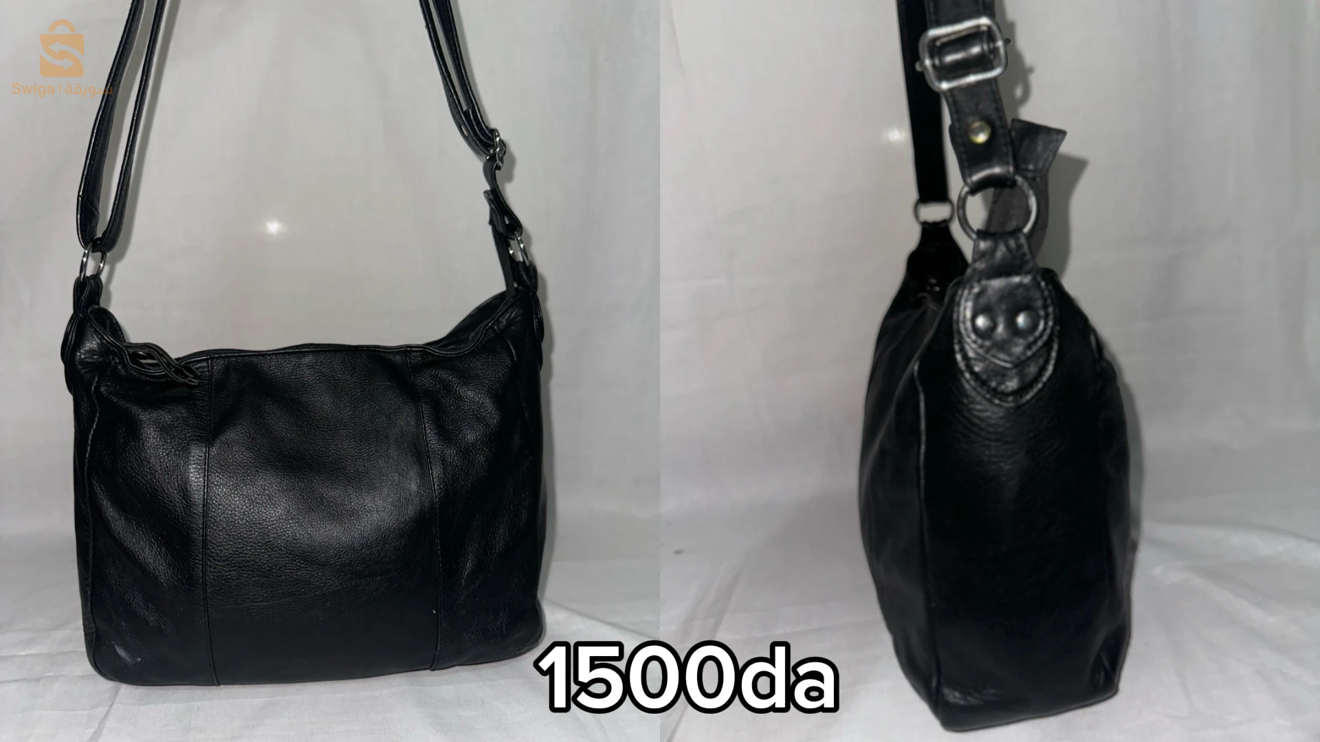 Sac véritable cuir et portefeuille