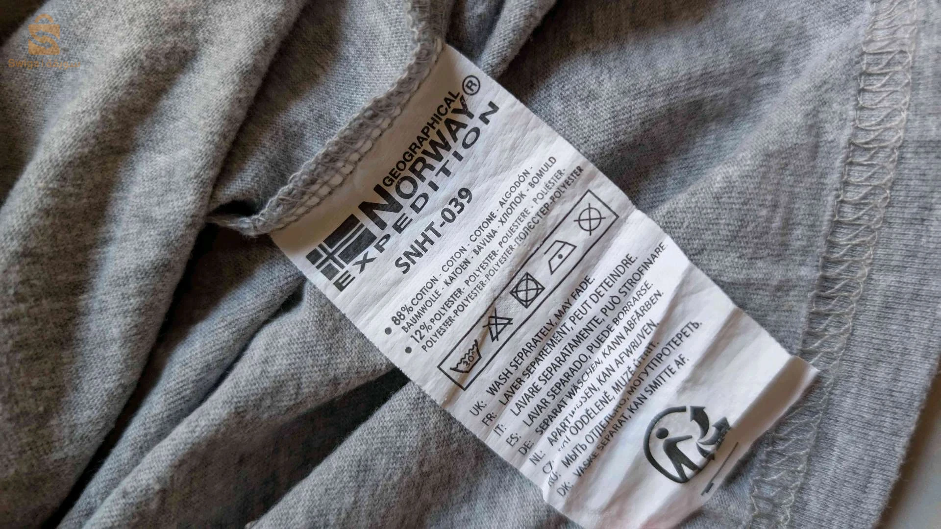 Tshirt norway Original 🇳🇴 pour homme - Gris