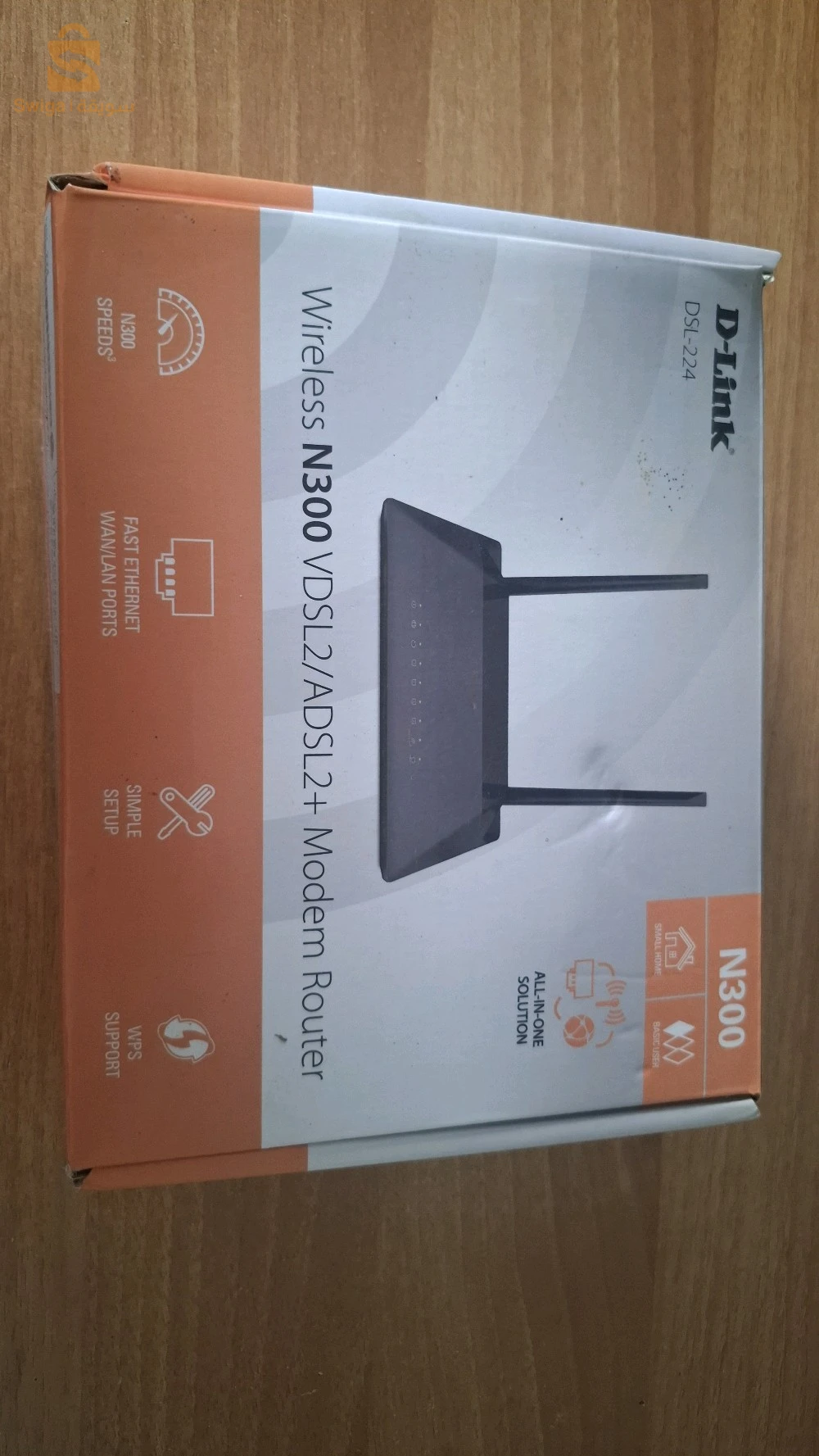 D- Link DSL-224 Wireless N300 VDSL2/ADSL2+