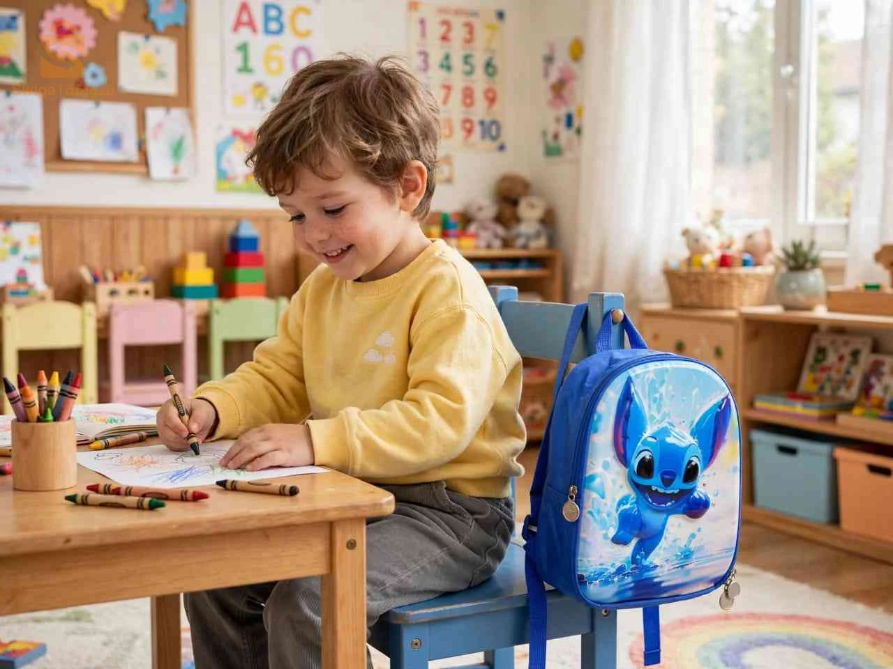 SAC À DOS STITCH 3D حقيبة روضة