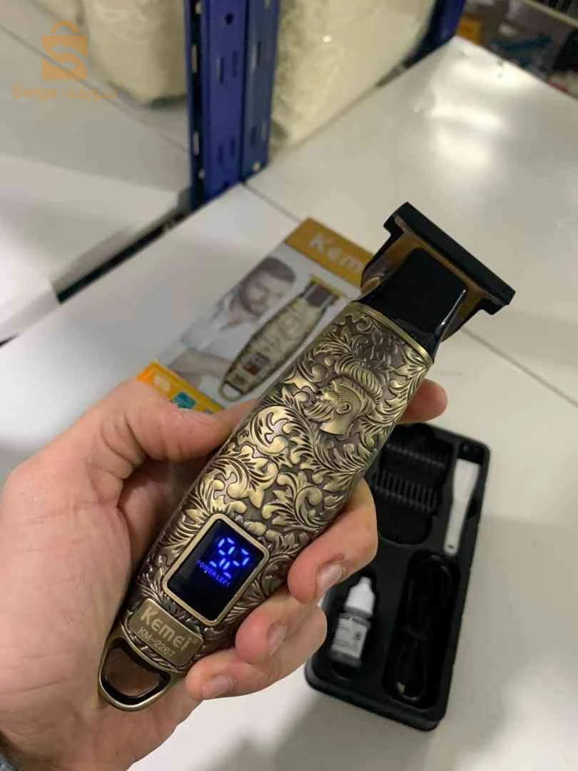 Kemei Tondeuse À Cheveux Professionnelle En Métal Km-2267