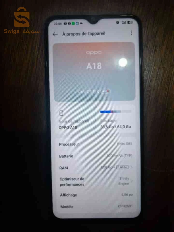 Oppo A18 avendre