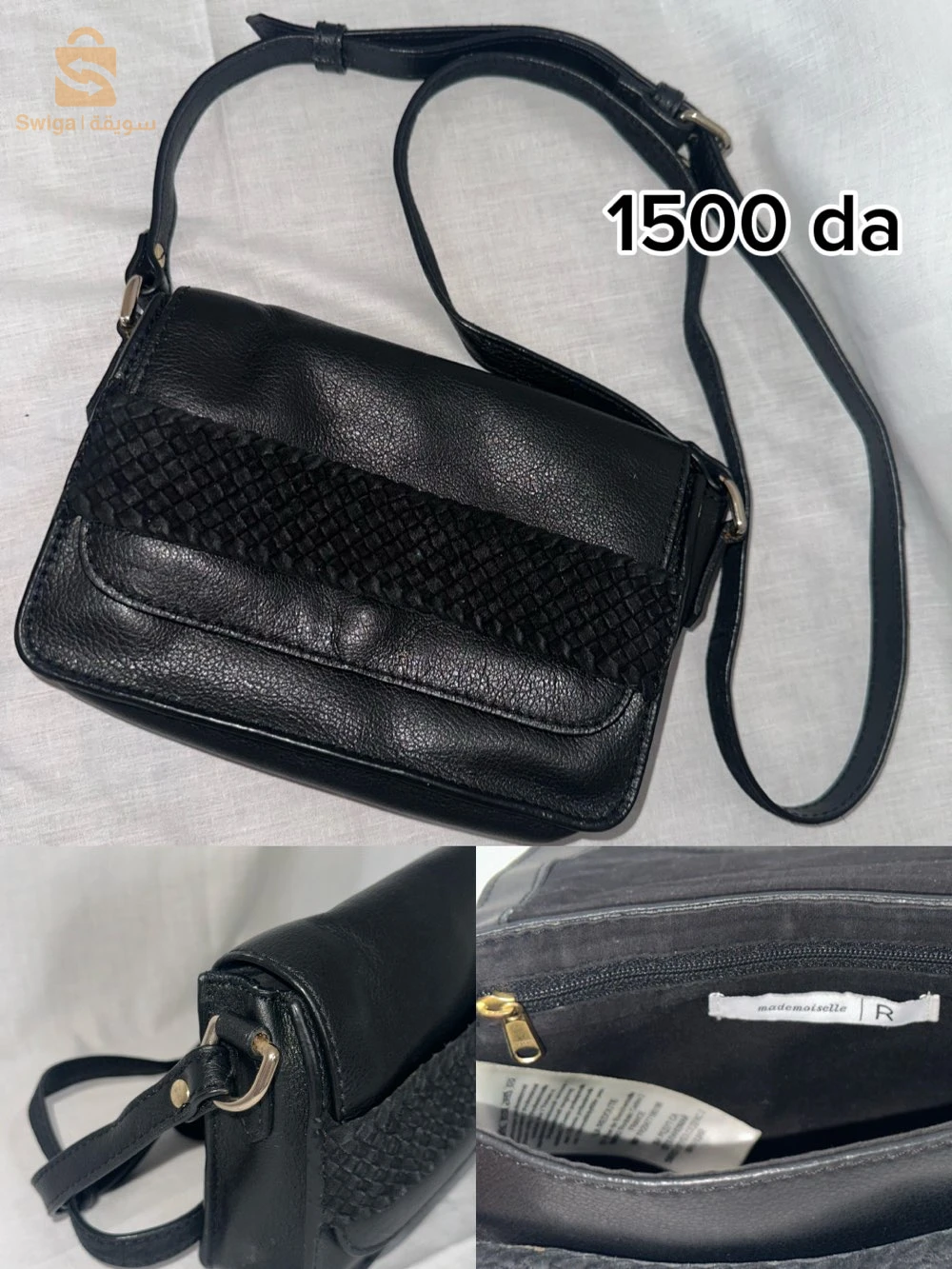Sac véritable cuir et portefeuille