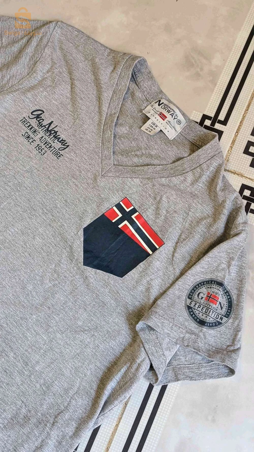 Tshirt norway Original 🇳🇴 pour homme - Gris