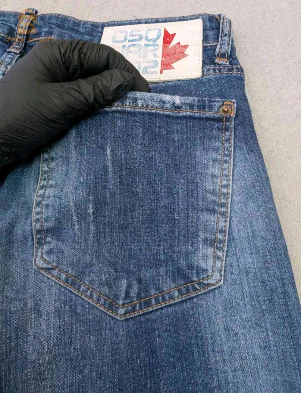 Bermuda jeans Desquards2 Original pour homme Taille : 48