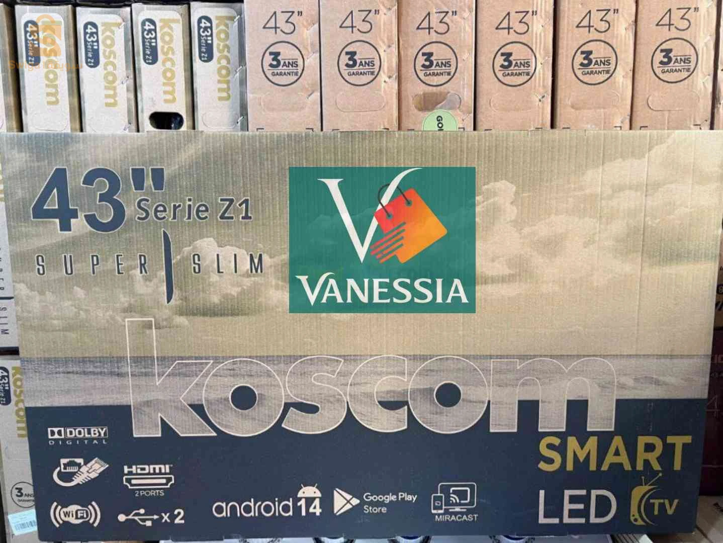 Télévision 43P Smart Android Marque Koscom