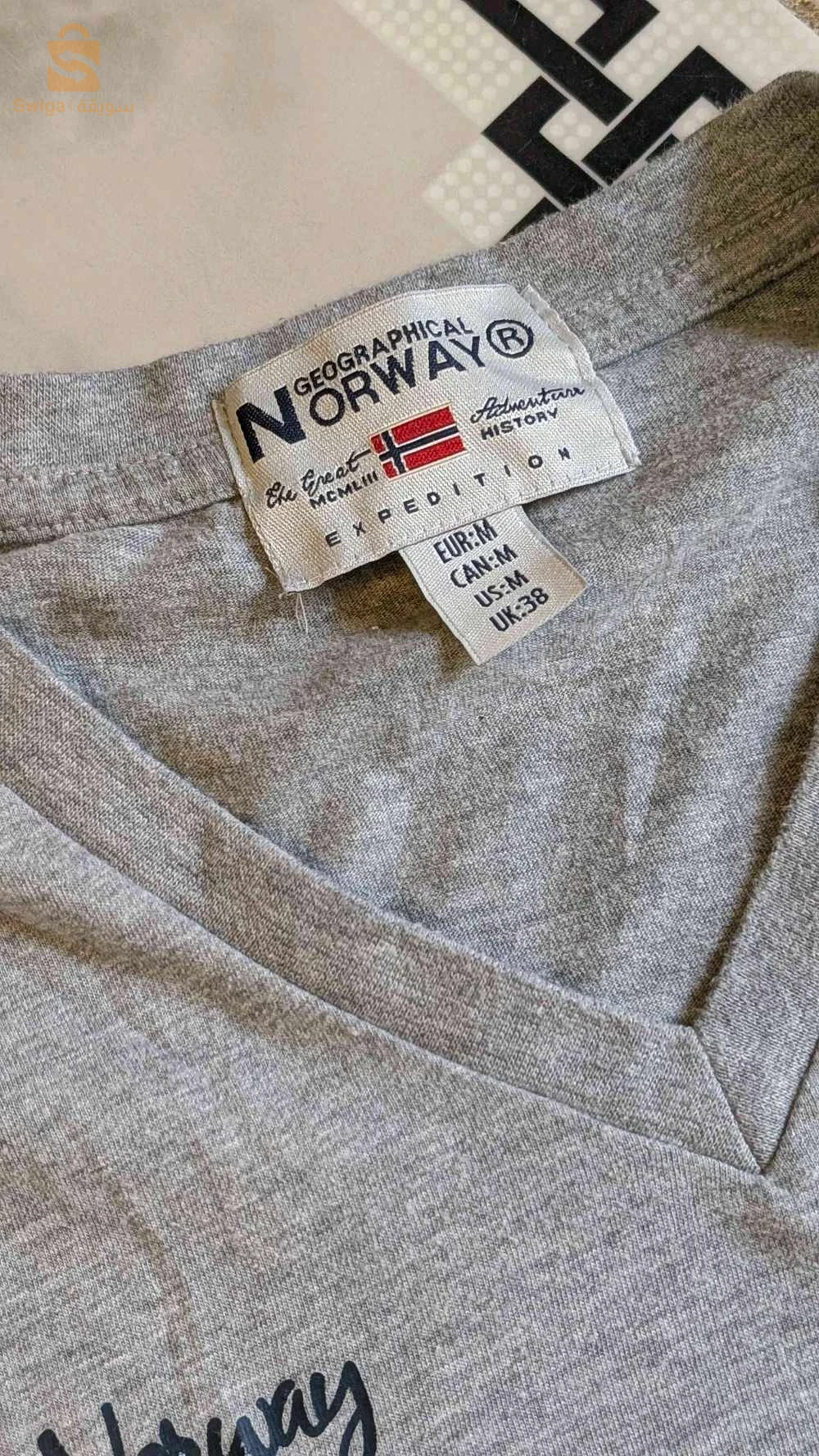 Tshirt norway Original 🇳🇴 pour homme - Gris