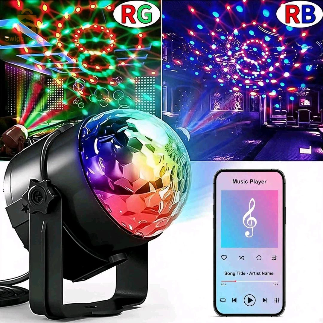 Projecteur LED Effet Vague d'Eau et Music Bluetooth LT-910LED - مصباح إسقاط إضاءة المائية مع مكبر صوت بلوتوث