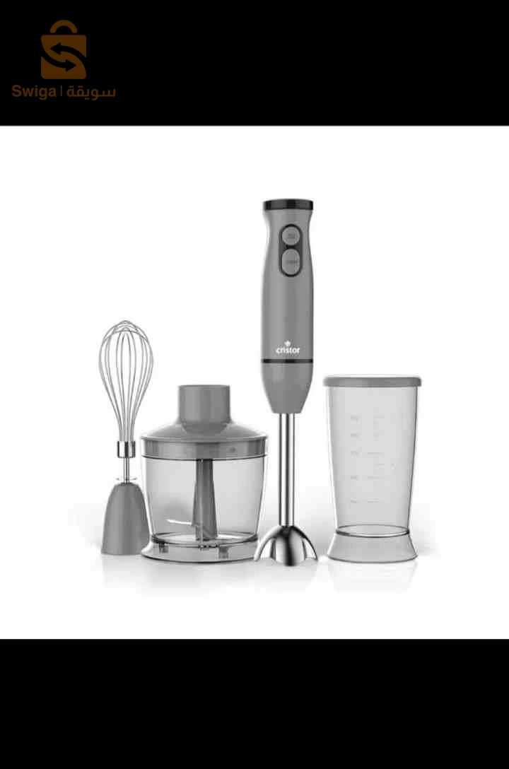 Bras Mixeur 3 en 1 CRISTOR Bras mixeur, Hachoir et Bras Fouet 500 W-500 ML