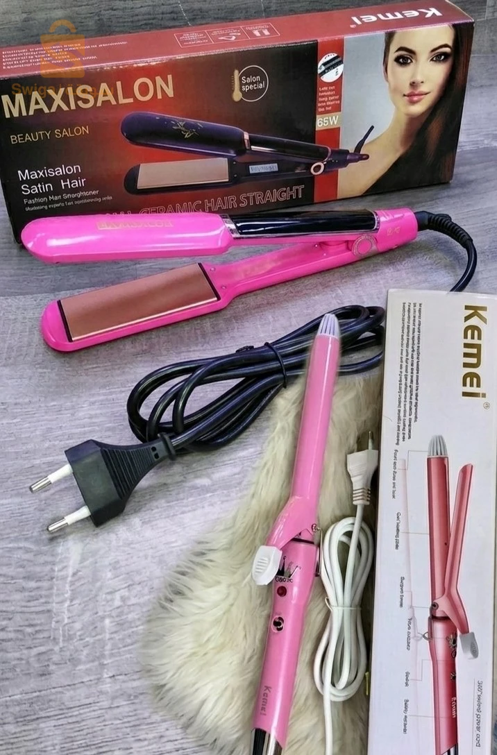 Pack promotion 2 article ❤️
Lisseur ezro + Bocleure kemei