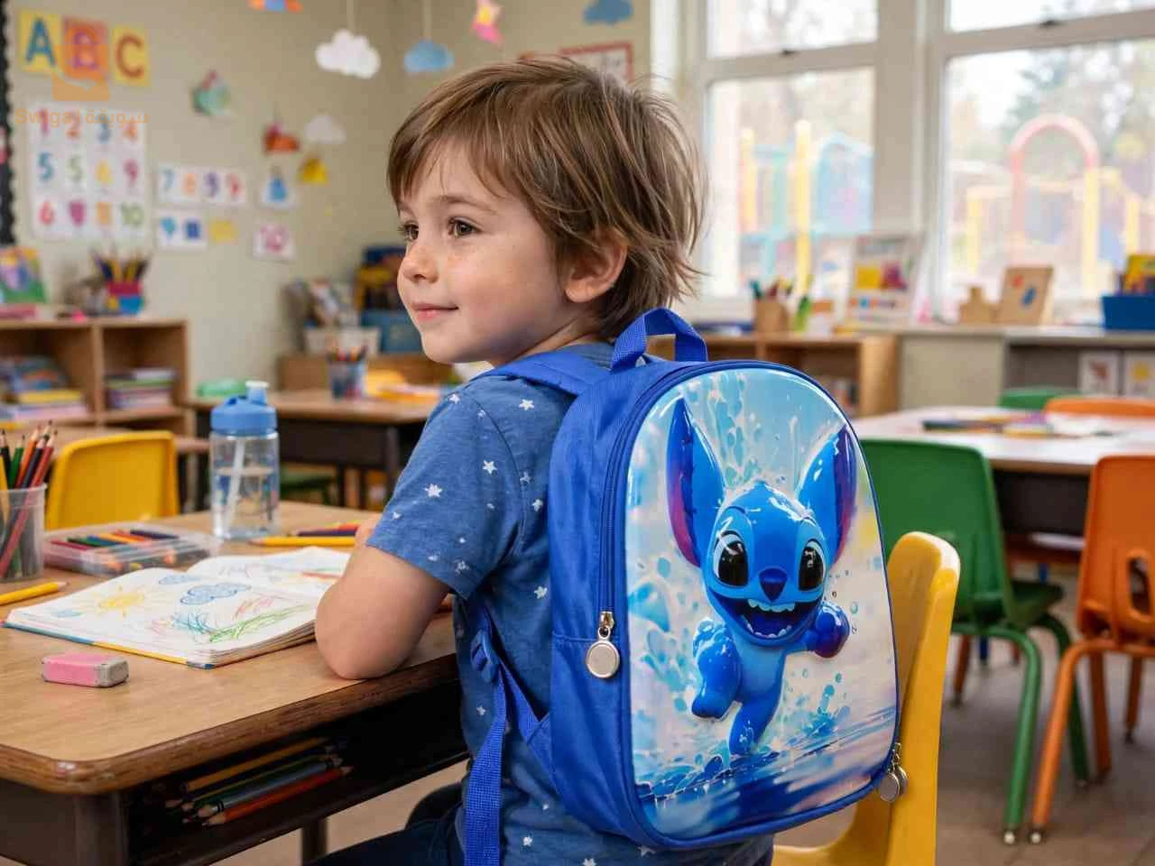 SAC À DOS STITCH 3D حقيبة روضة