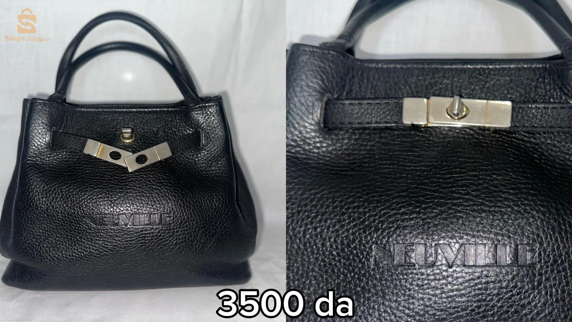 Sac véritable cuir et portefeuille