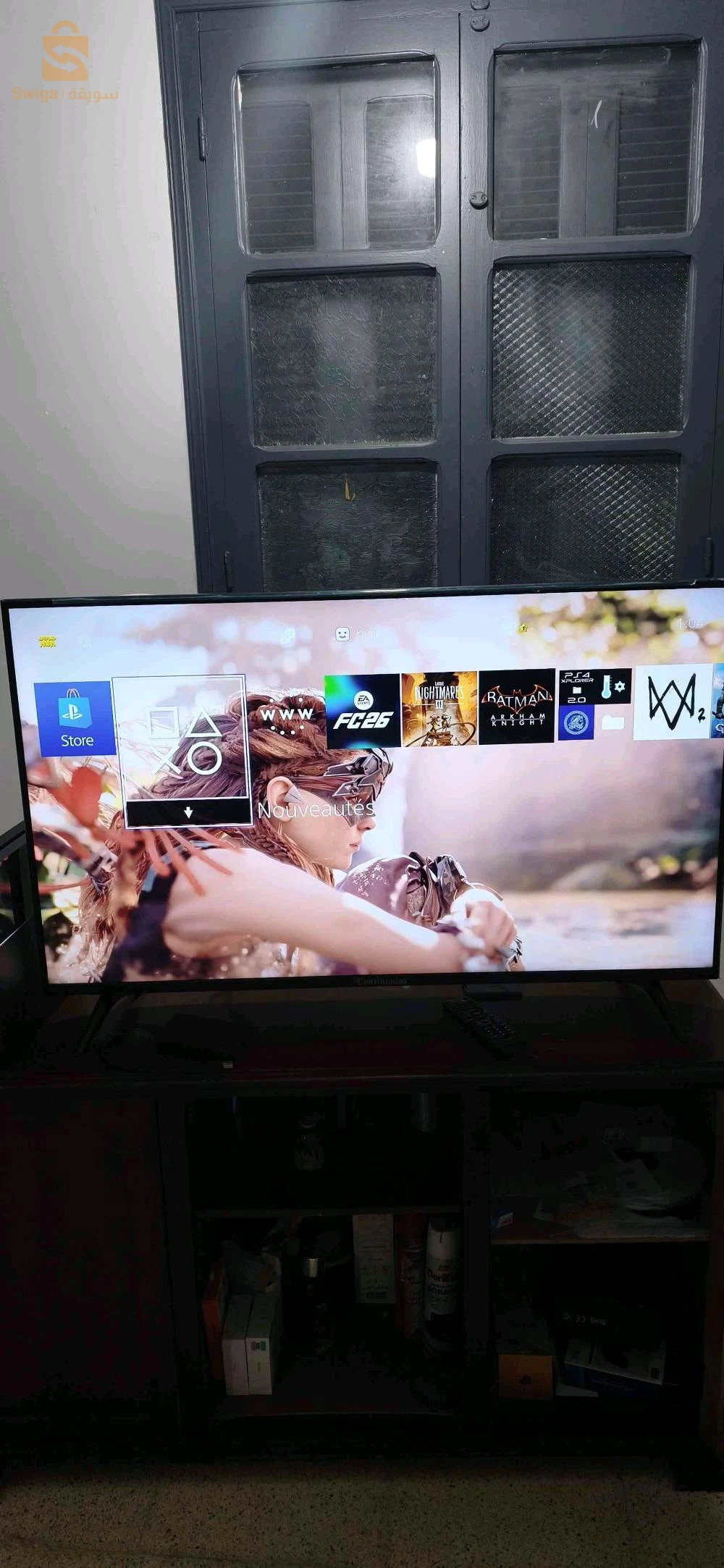 ps4 fat flashé version 11 et un tv 43pouce endroid
