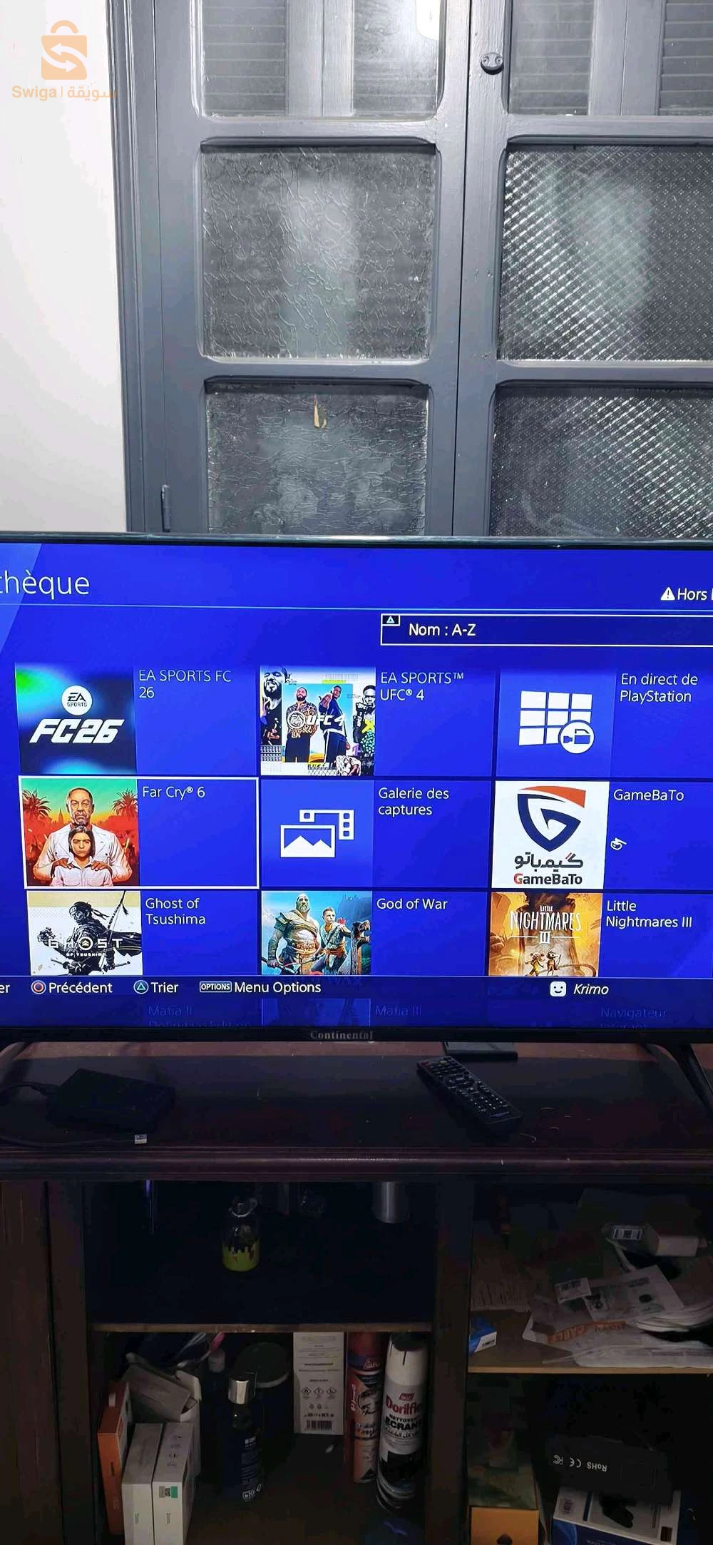 ps4 fat flashé version 11 et un tv 43pouce endroid
