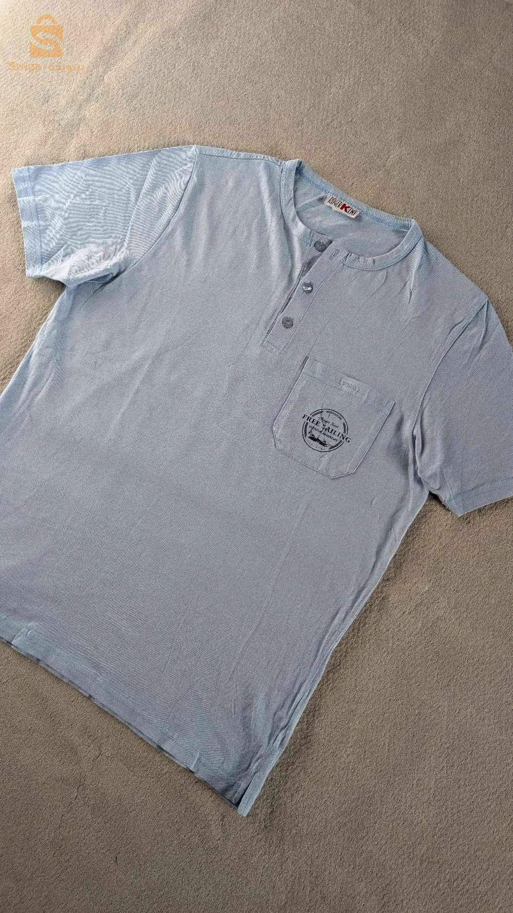 polo Shirt 👕 pour homme Roger Kent- Taille : L