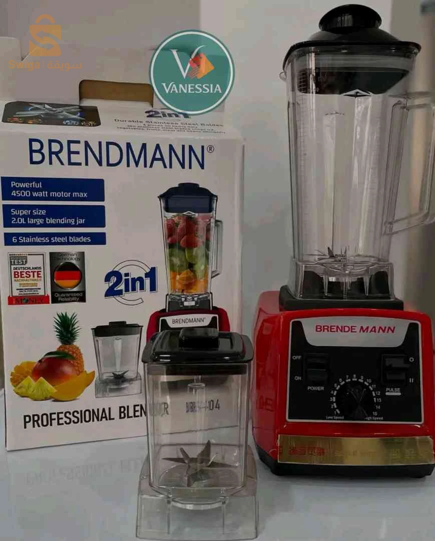 Blender Mélangeur 2En1 Et Moulin Épices Marque Brendmann 4500W     prix (8.600da)