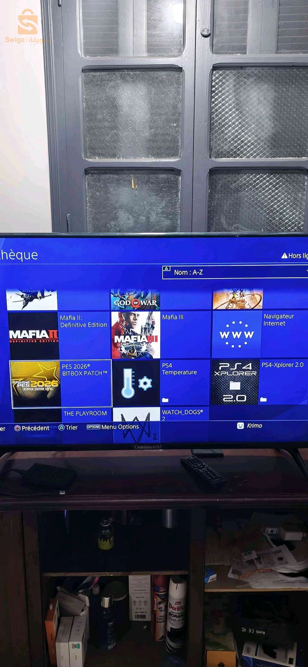 ps4 fat flashé version 11 et un tv 43pouce endroid