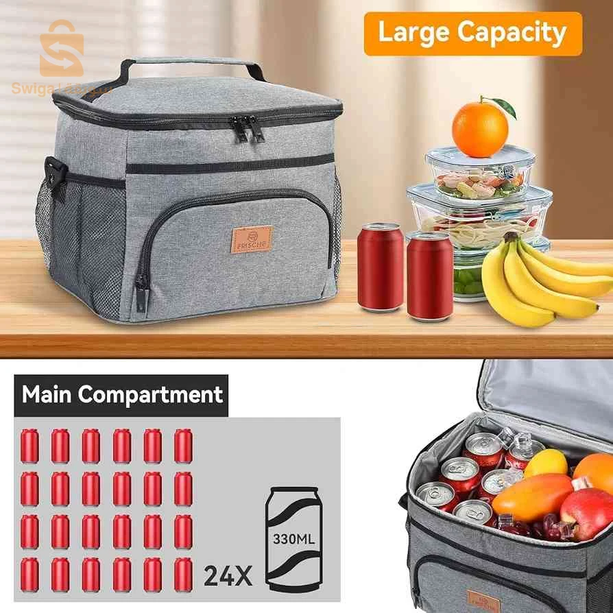 Sac Isotherme Lunch Bag Grande Capacité – Lunch Box Réutilisable