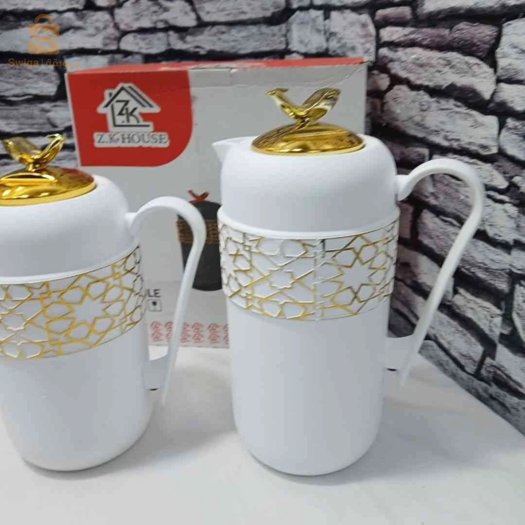 ☕️ طقم ترموس عصري وأنيق (2 قطعتين)، لمسة فخامة لضيوفك ومطبخك - Lot de 2 Thermos Qualité