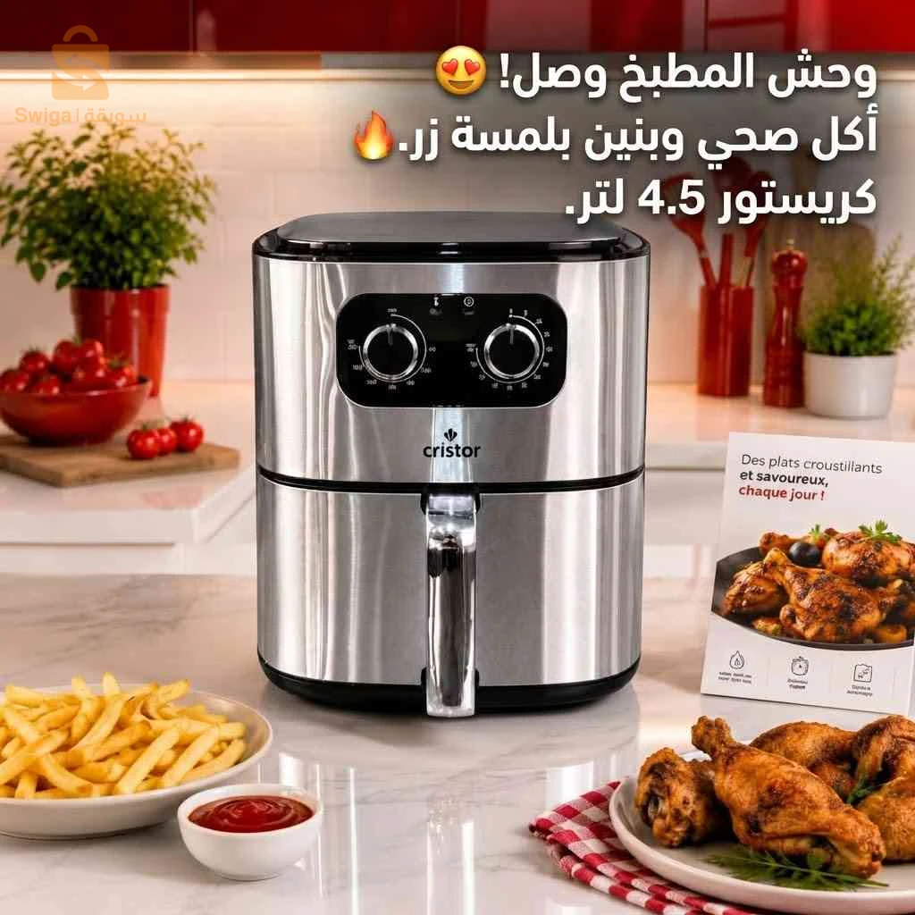 Fruites Cristor 4.5L inox 1400W