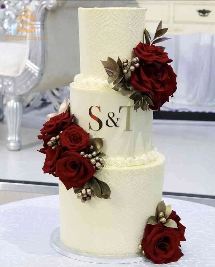 كيكة اعراس 3.طوابق