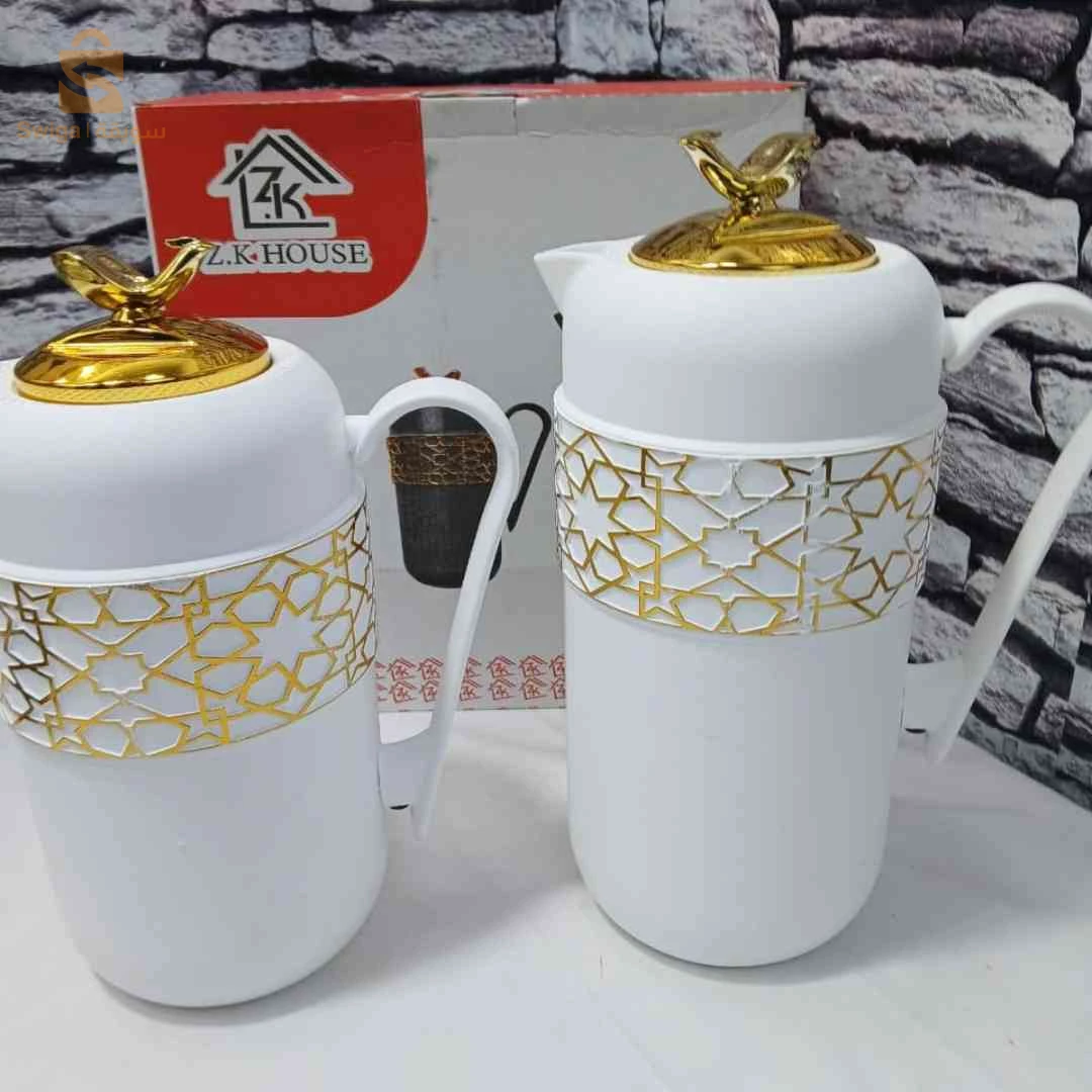 ☕️ طقم ترموس عصري وأنيق (2 قطعتين)، لمسة فخامة لضيوفك ومطبخك - Lot de 2 Thermos Qualité