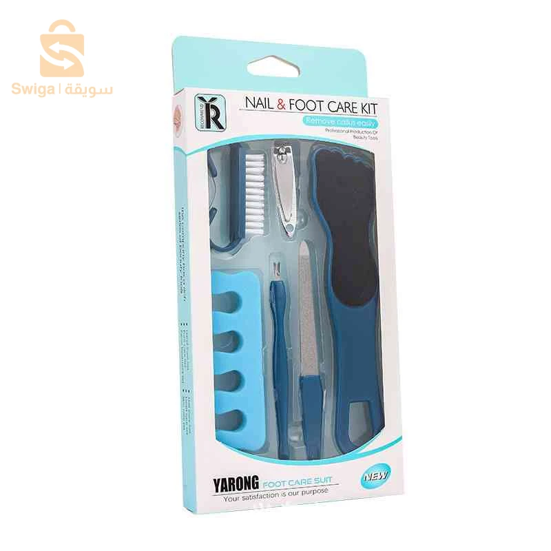 Kit de Pédicure et Manucure Élimination des Callosités Soin des Ongles et Pieds Doux - مجموعة العناية بالأظافر والقدمين المتكاملة
