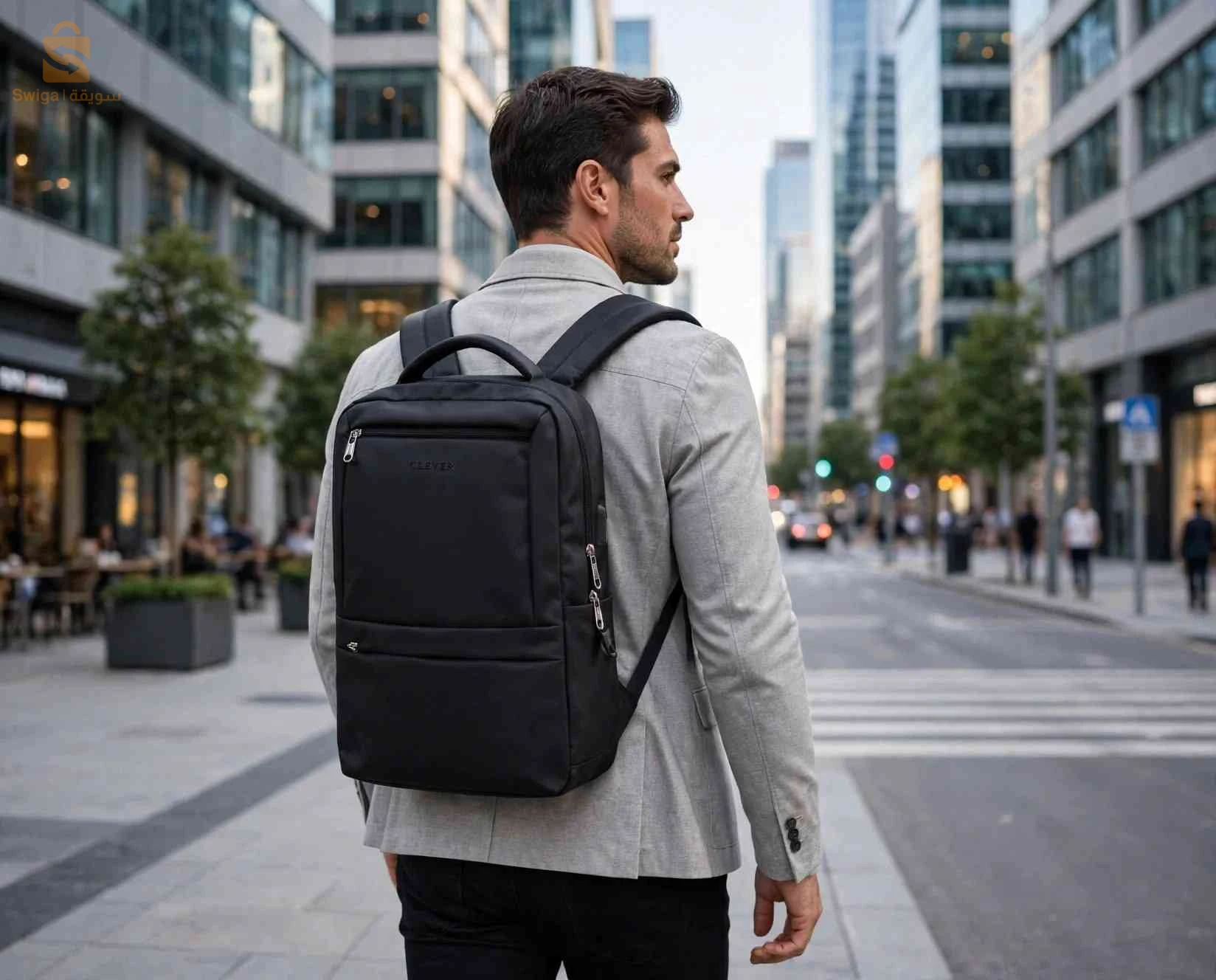 CLEVER BACKPACK - حقيبة الظهر الذكية المقاومة للماء | تصميم أمريكي أصلي