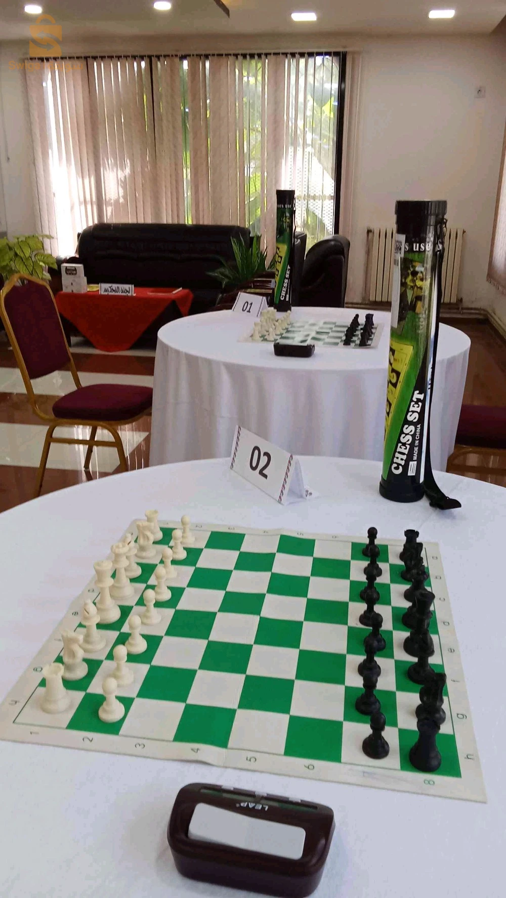 لمحبي رياضة الملوك 
رقعة شطرنج إحترافية 
مقاس حجم كبير بأبعاد 50سم×50سم 
Échiquier 
Chess board