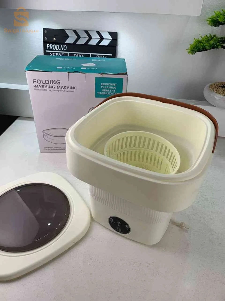 Mini Machine à Laver Pliable et Portable 3 Modes avec Fonction Déshydratation – غسالة ملابس محمولة