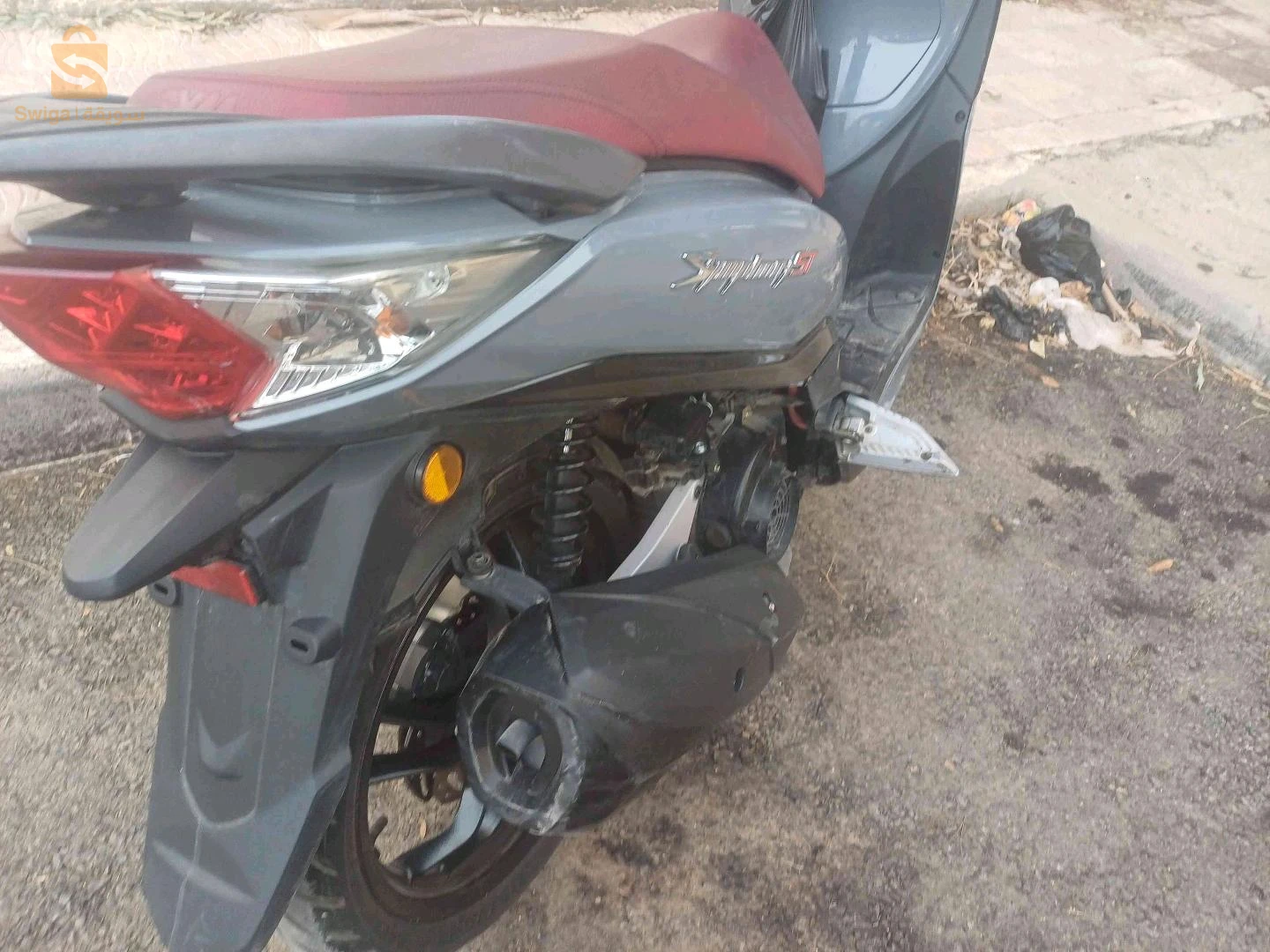 sym st 150 l.ans 2025 mach 8000 lita ta3 lkarinag 8.5/10 فيه تخباش خفيف