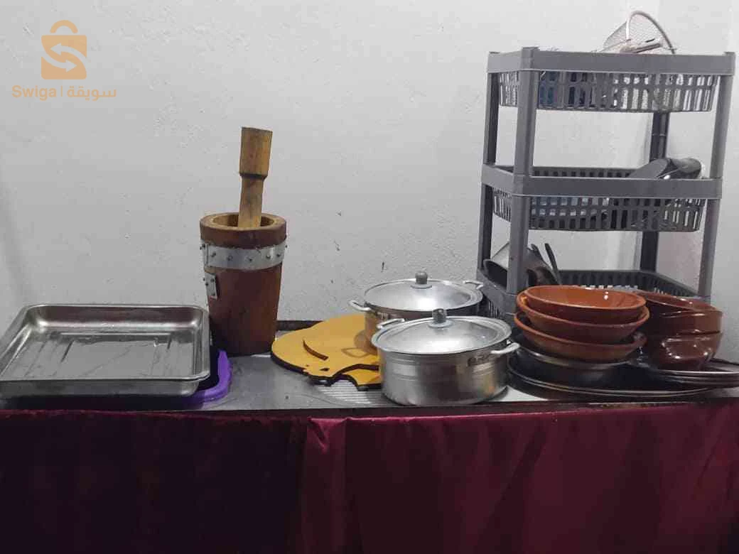 خيمة مؤكلات مع كل مستلزمات مطعم اكلات تقليدية