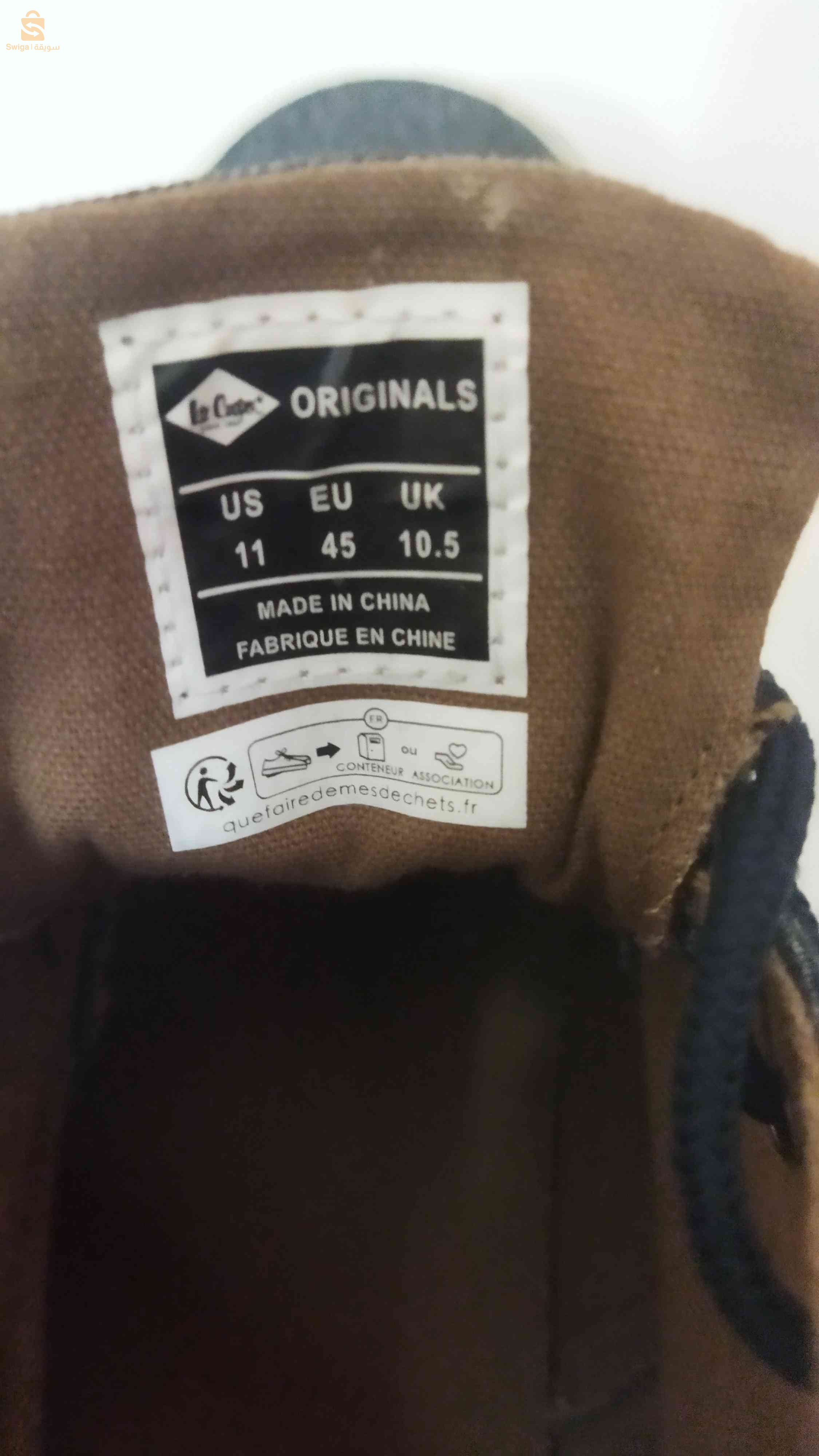 👟 حذاء Lee Cooper أصلي –  المقاس كبير 45 / حالة ممتازة