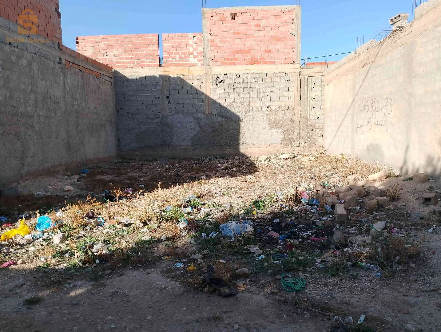 قطعة ارض للبيع او تبديل بسيارة