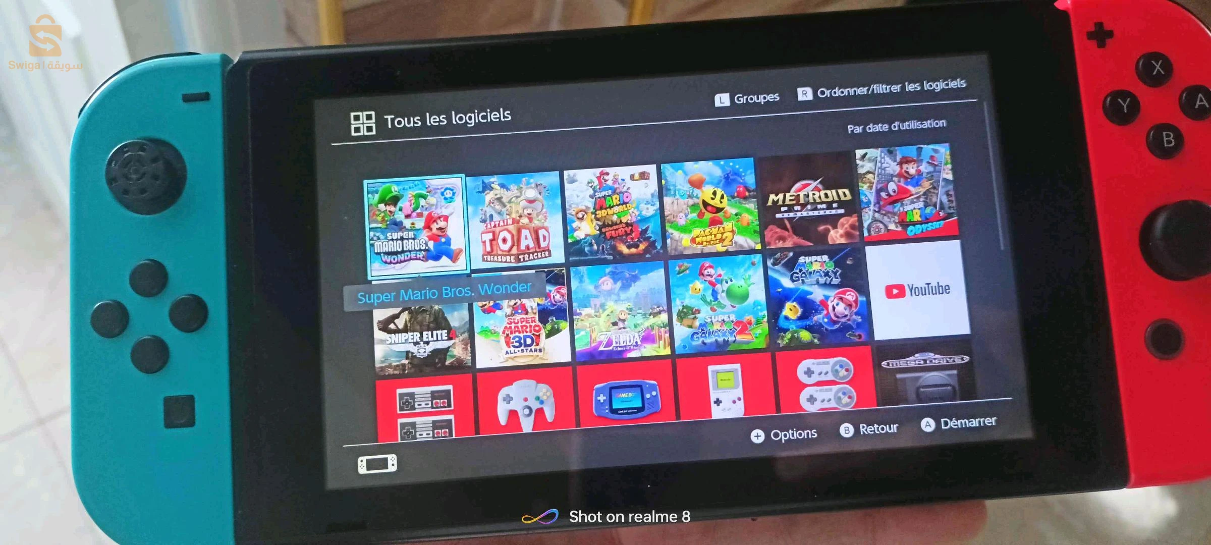 Nintendo switch maflachi pucé avec accessoires akra discriminations