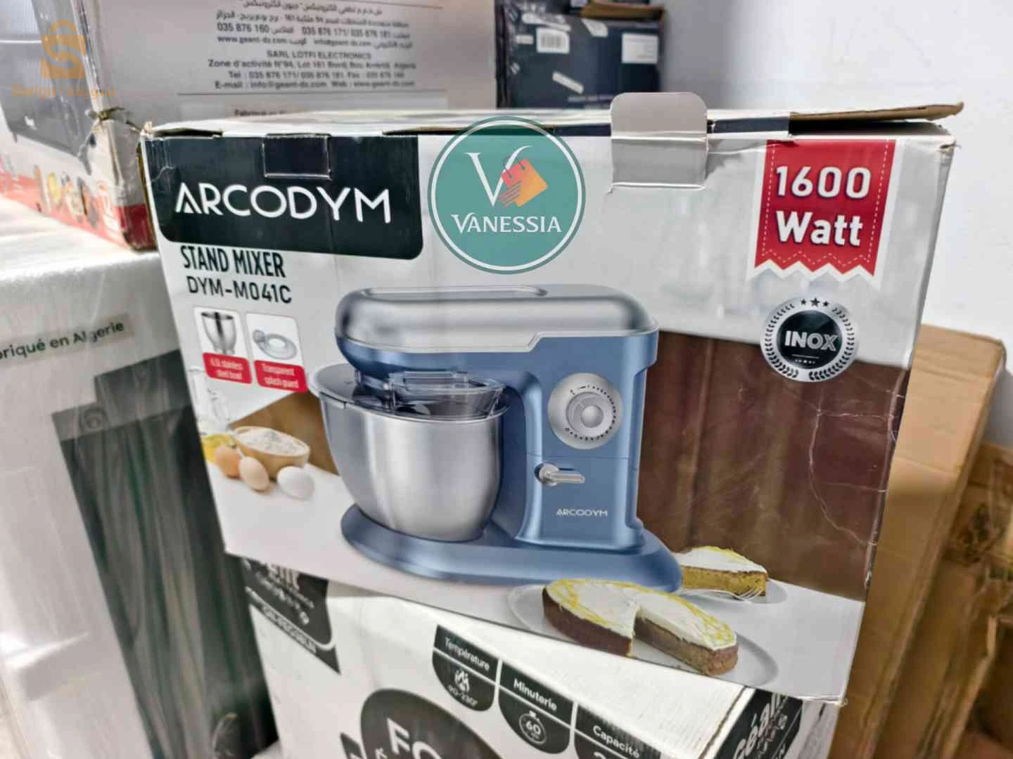Pétrin Marque Arcodym Inox 6,5L