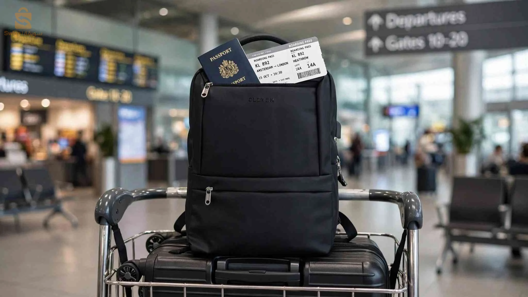 CLEVER BACKPACK - حقيبة الظهر الذكية المقاومة للماء | تصميم أمريكي أصلي
