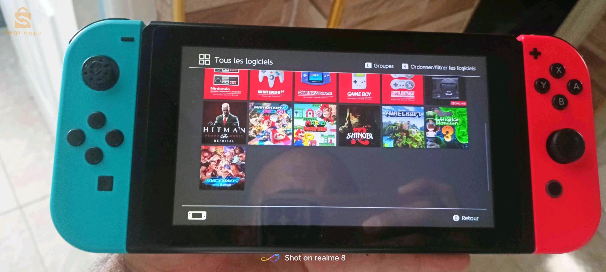 Nintendo switch maflachi pucé avec accessoires akra discriminations