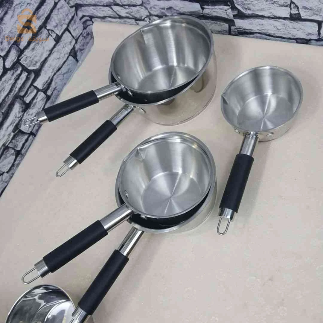 سيري كاسرون بأحجام مختلفة 5 بياس نوعية ممتازة اينوكس 👌💯 - Série de casseroles en INOX Hms 5 pièces
