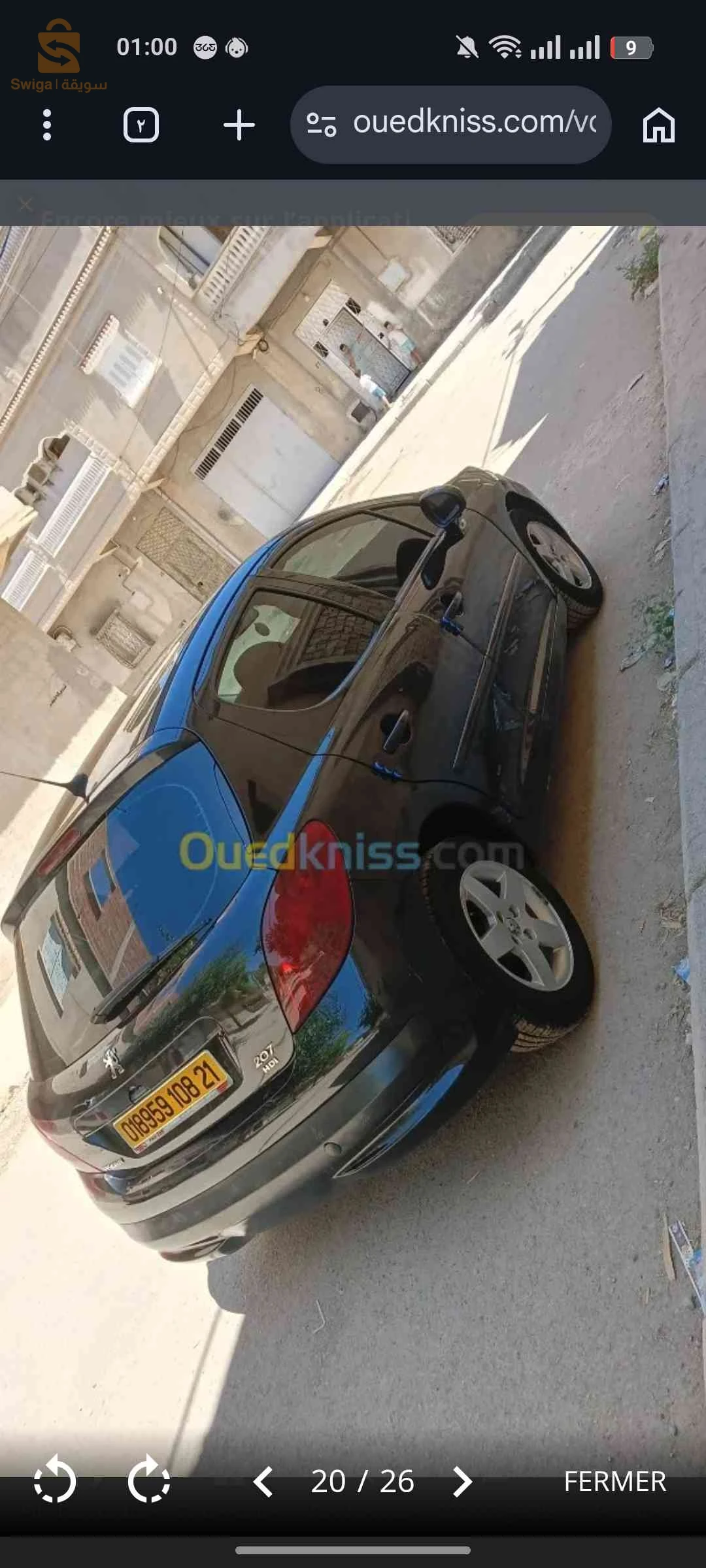 Peugeot 207 2008 OUM EL BOUAGHI