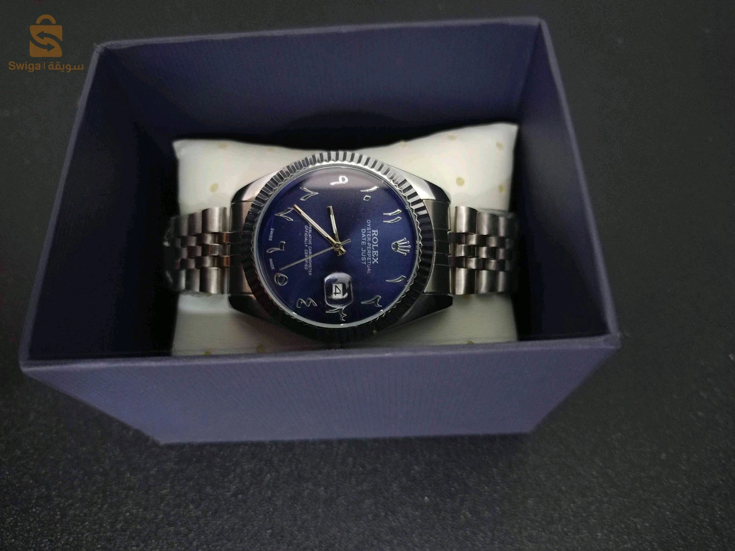 ساعة يد رجالية Rolex بجودة عالية