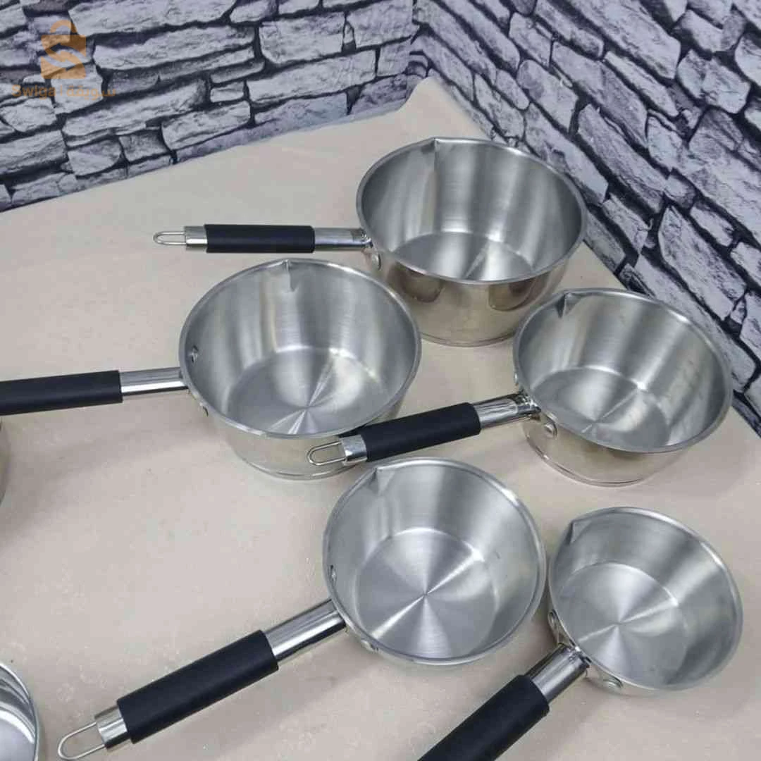 سيري كاسرون بأحجام مختلفة 5 بياس نوعية ممتازة اينوكس 👌💯 - Série de casseroles en INOX Hms 5 pièces