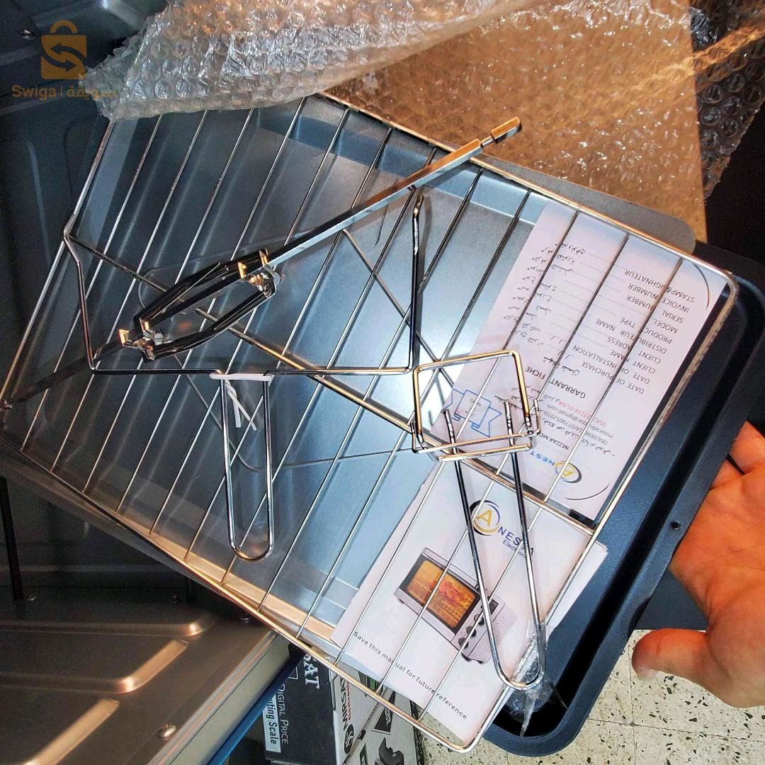 Four Anesta 45L inox ventilé tourné Broche
