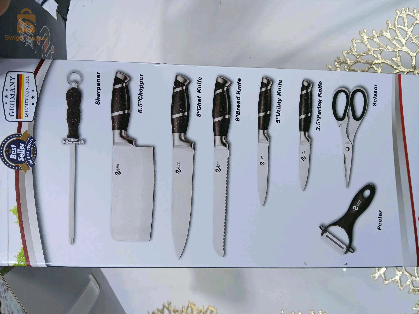 🛍️ Serie couteau jadco noir moucheti
