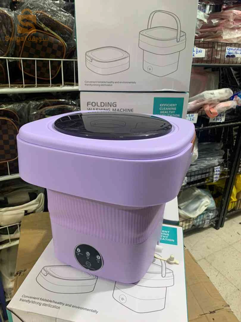 Mini Machine à Laver Pliable et Portable 3 Modes avec Fonction Déshydratation – غسالة ملابس محمولة