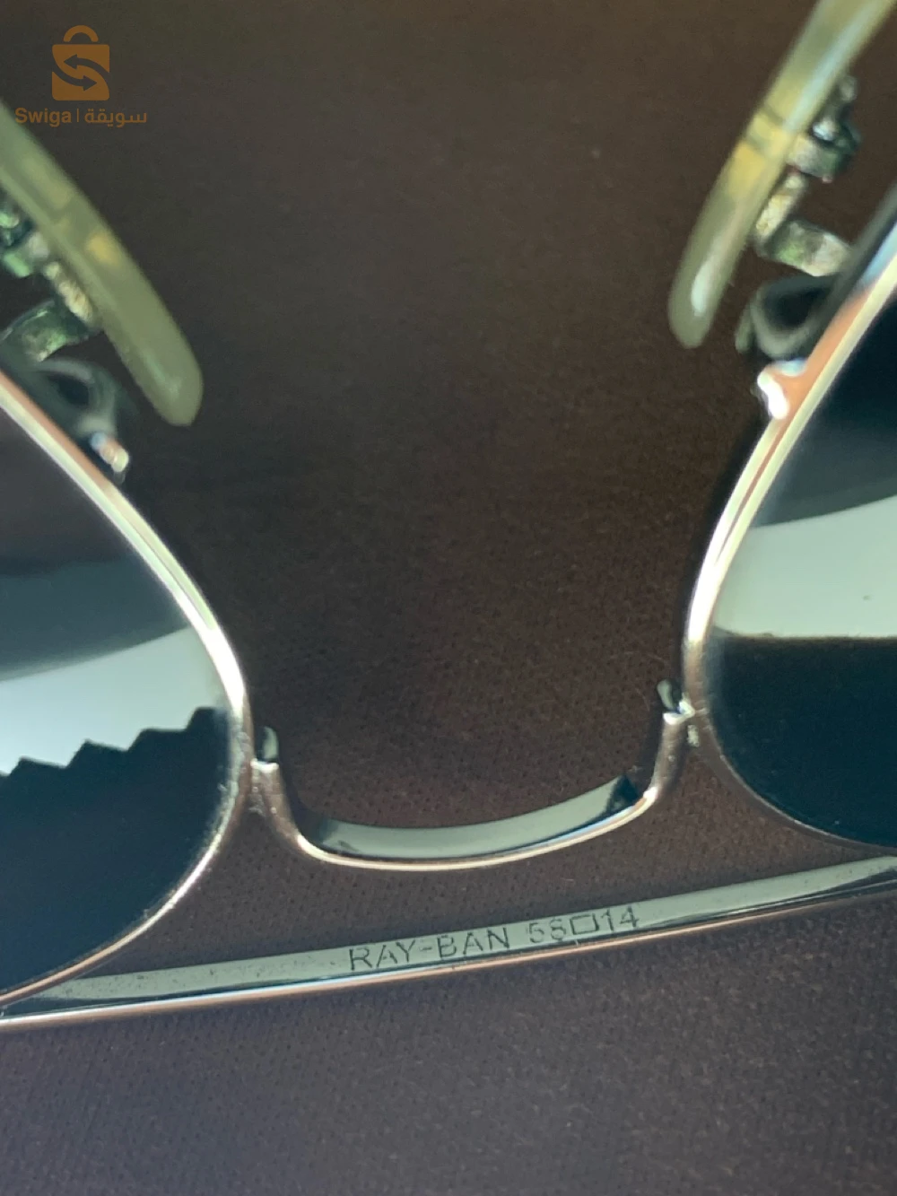 Ray-Ban Aviator Large Metal RB3025 W3277 – Silver / Green – 58□14 | Original